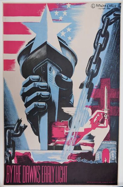 null Natacha (Anne) Carlu (1895-1972), after

By the dawn's early light, 1945 

Lithographic...