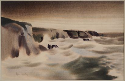 null Lefèvre-Delestang (XXth)

The cliffs

Watercolor on paper, signed lower left

25,5...