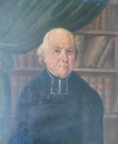 null French school of the 19th century

Portrait of a clergyman

Metal panel

28...