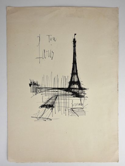 null Bernard Buffet (1928-1999)

La Tour Eiffel

Estampe sur vélin signé en bas à...