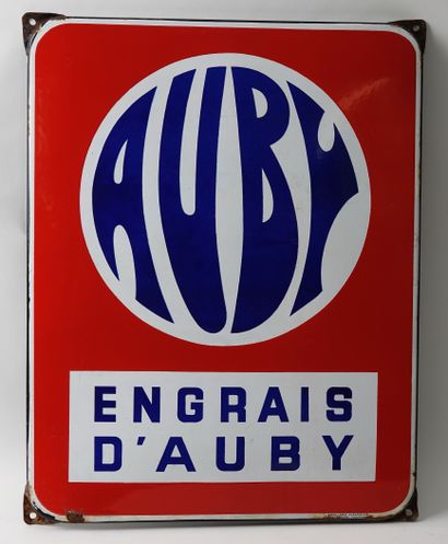 null AUBY, Engrais d'Auby

Plaque émaillée rectangulaire

Emaillerie Alsacienne Strasbourg...