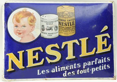 null NESTLE, Les aliments parfaits des tous petits 

Plaque émaillée rectangulaire...