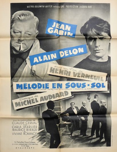 null Set of 4 movie posters (1960-70): 

- "UNE RAVISSANTE IDIOTE" (1964) by Edouard...