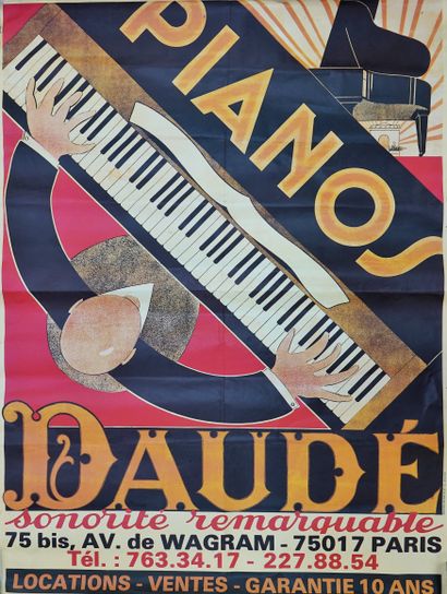 null Pianos Daudé, Remarkable sound

Lithographic poster

JSR Editions (circa 1975)

154...