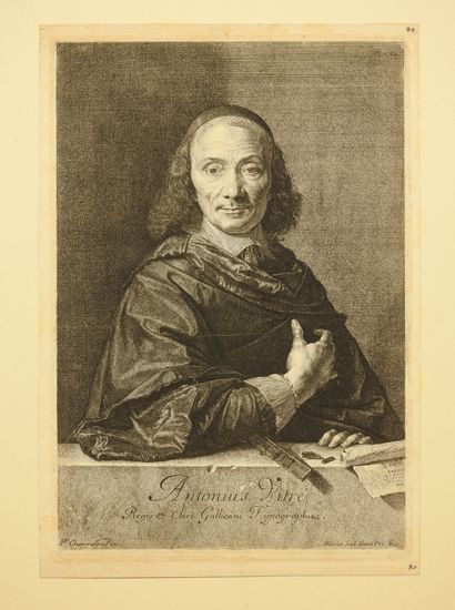 null Jean MORIN (1600 - 1650)

Antoine Vitré, typographe du roi.

Eau-forte. Très...