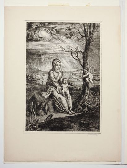 null Daniel de QUERVAIN (1937-2020) and MODERN SCHOOL

Untitled.

Etching, drypoint...
