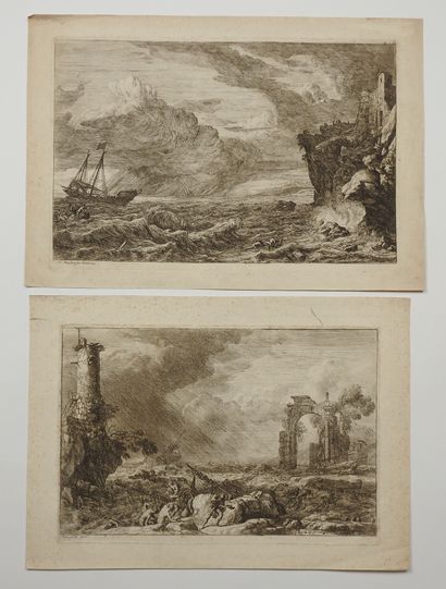 Adrien MANGLARD (1695 – 1760)

Deux scènes...