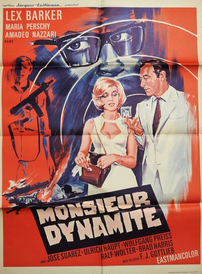 null Lot de 4 affiches de cinéma (années 1960-70) : 

- "L'ANNEE TERRIBLE" (1966)...
