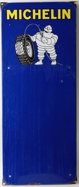 null MICHELIN

Rectangular enamelled plate illustrated with the Michelin Man

80...