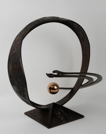 null Jean-Louis Landraud (born in 1956)

The school, 2006

Bronze sculpture with...