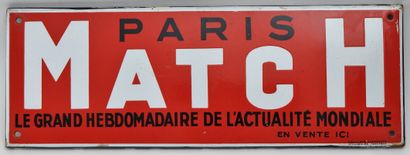 null PARIS MATCH, The great weekly of world news

Rectangular enamelled plate

Emaillerie...