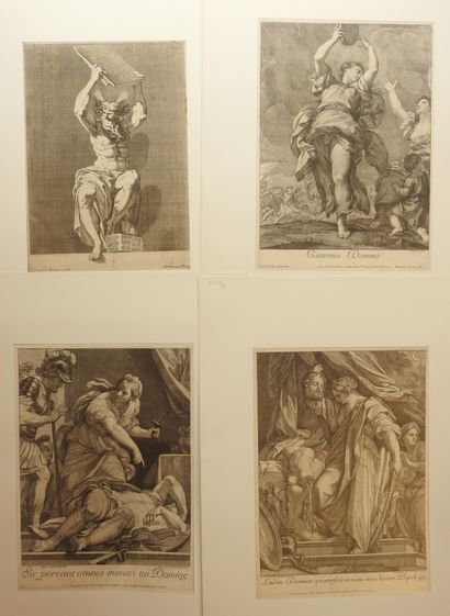 null Charles MARATTI (1625-1713) d'après

Illustrations de cantiques ou scènes bibliques

gravées...