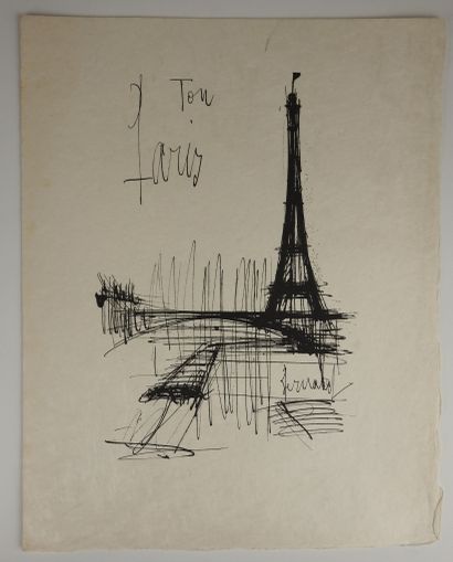 null Bernard Buffet (1928-1999)

The Eiffel Tower

Print on japanese paper, signed...