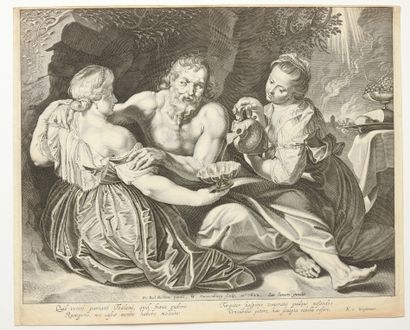 null Pierre – Paul RUBENS (1577 – 1640) d'après

Lot et ses filles

gravé par W.Van...