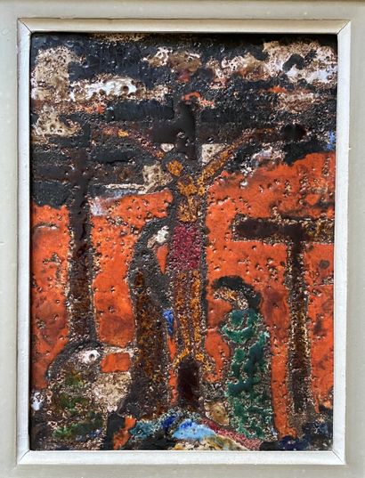 null Marko Stupar (1936-2021)

Crucifixion

Enamel on earthenware tile

Not signed

24...