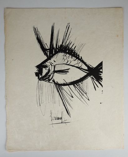 null Bernard Buffet (1928-1999)

" Fish "

Print on japanese paper, signed in the...