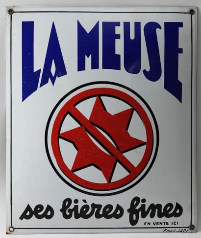 null THE MEUSE, Its fine beers

Rectangular enamelled plate 

Japy enamel

44 x 47...