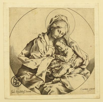 null Guido RENI after

Virgin and child.

Engraved in counterpart of the etching...