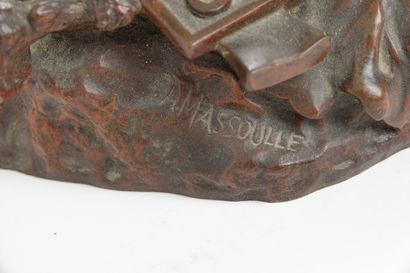 null André Paul Arthur Massoulle (1851-1901)

Le gaulois vainqueur

Sculpture en...