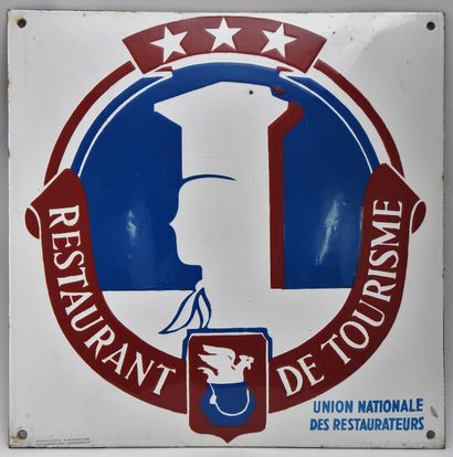 null RESTAURANT DE TOURISME, National Union of Restaurateurs

Square enamelled plate

Emaillerie...