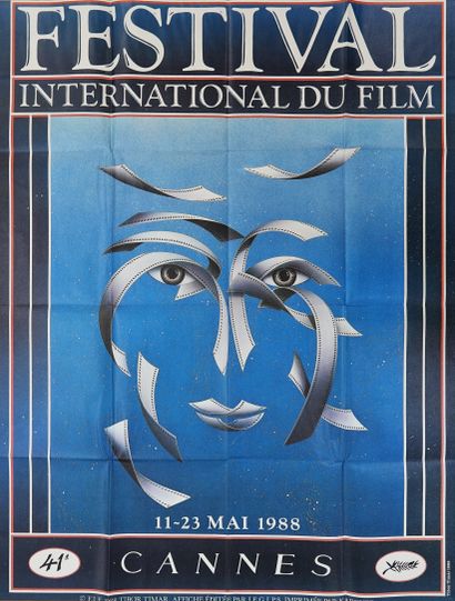 null Festival de Cannes, 1988 (41e)

Affiche lithographique non entoilée

Illustrée...