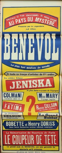 null BENEVOL (Francesco Luigi Maria BENEVOLO 1865-1939). 

Poster of text of Benevol:...