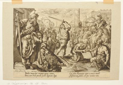 null 
Hendrick GOLTZIUS (1558-1617)




Le martyre de Saint Paul.




Burin. Très...