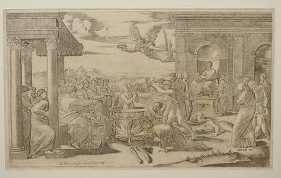 null Marc-Antoine RAIMONDI (c.1480 - 1527/34) and after

David and Goliath - Temperance...