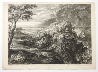 null Pierre - Paul RUBENS (1577 - 1640) after

The Shipwreck of Aeneas 

engraved...