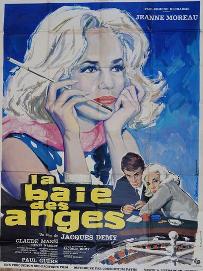 null "LA BAIE DES ANGES" (1962), by Jacques Demy with Jeanne Moreau and Claude Mann

Lithographic...