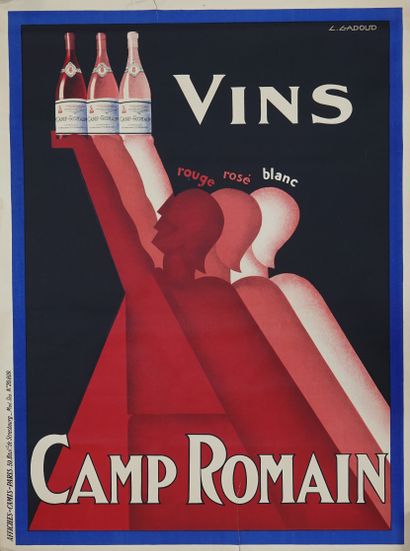null CAMP ROMAIN, Wines 

Lithographic poster without canvas

Illustrated after Claude...