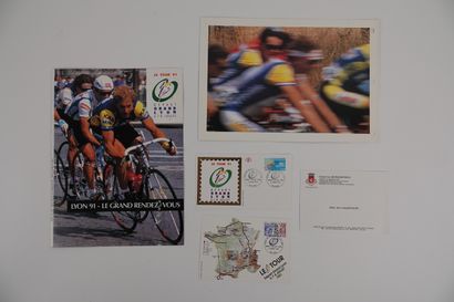null Cycling / Tour de France / Grand Départ de Lyon, 1991. Official press kit, with...