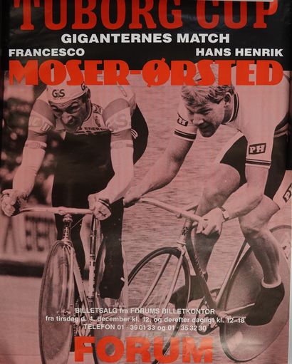 null Cycling / Kuiper / Moser / Thurau / Orsted. Set of three important posters:...