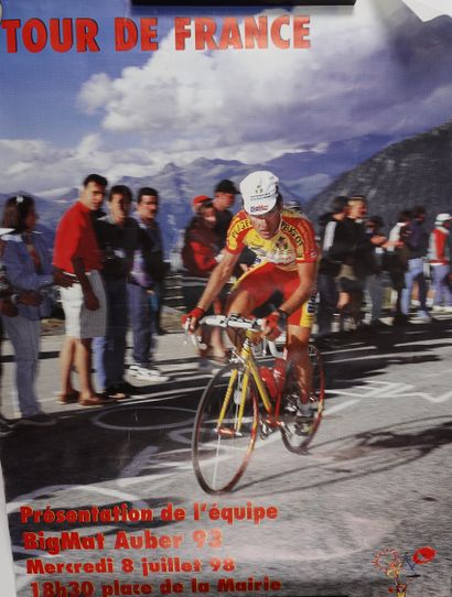null Cyclisme / Big-MAt / Look / AGF / Crédit Lyonnais / Tour de France. Ensemble...