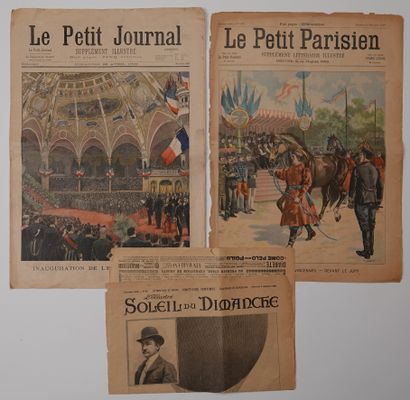 null JO / Paris / 1900 / Revues. Trois pièces : a) numéro complet en bel état du...
