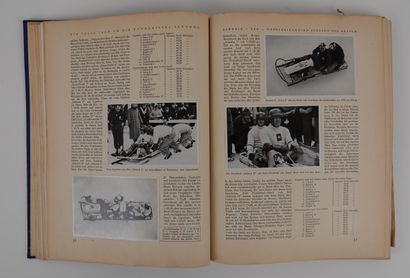 null Jeux Olympiques, été, hiver / Berlin-Garmisch 1936. Les Deux volumes de toile...