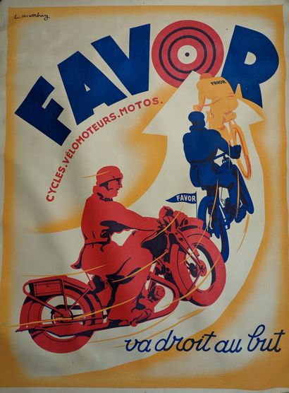 null Cycling / Poster / Favor, Cycles, Mopeds, Motorcycles

Lithographic poster with...