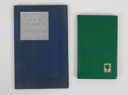 null Tennis / Veber rackets / Stamps. Two sets :a) superb copy of the catalog of...