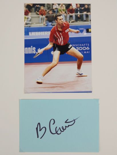 null Tennis de table / Samsonov / Coupe du monde. Véritable signature autographe...