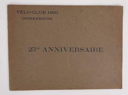null Cycling / Polo-Bike / Alsace. Souvenir album "Vélo Club 1900- Cronenbourg, 25th...
