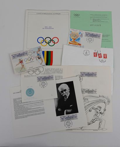null Olympism / Centenary renovation / Congress / 1984- 1994. Set of 6 pieces :a)...