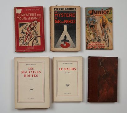 null Cyclisme. Littérature. Fiction. Polar. Six jolis livres :a) Le Machin, par Jacques...