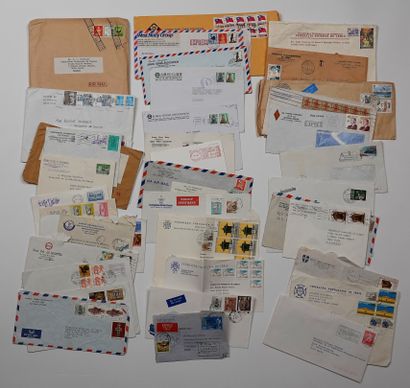 null Tennis / International envelopes. Set of 45 envelopes from different world federations...