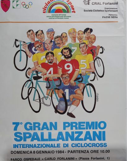 null Cycling / Longo / Delgado / UCI / Hampsten...Set of 11 important posters without...