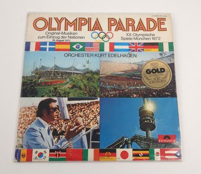 null Jeux Olympiques / Munich, été 1972 / Disque. Disque Polydor 33t, Olympia Parade....