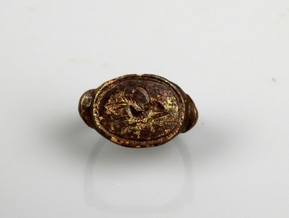 null Ring with lion decoration


Bronze Finger size 54


Roman period