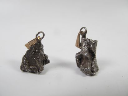 Minéralogie. Météorites. Deux météorites...