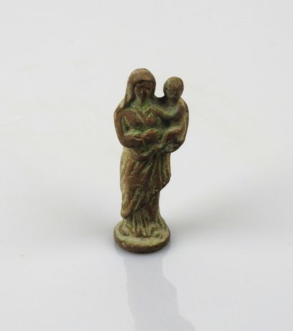Sainte Vierge et enfant Jésus.Bronze.Haute...