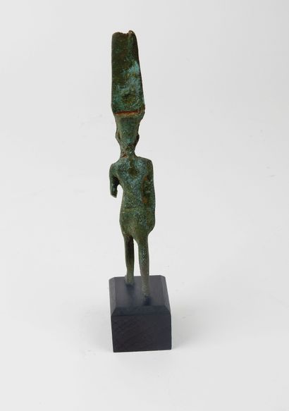 null God Amun, bronze, Saite style, height 15.5 cm.