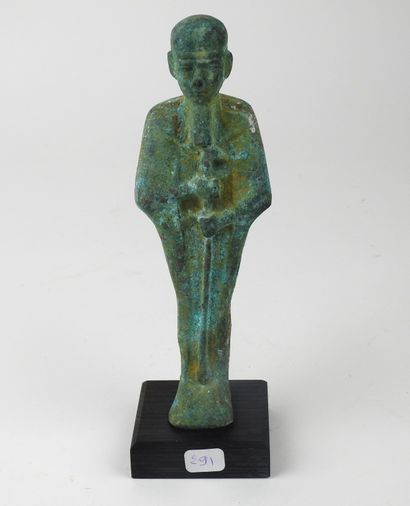 null God Ptah.god of the craftsmen he had his center of worship in Memphis.bronze.saite...